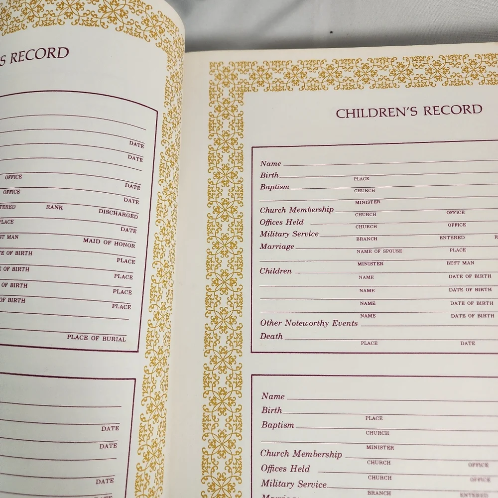 Vintage 1978 Holy Bible Family Life Edition Full Color Sections